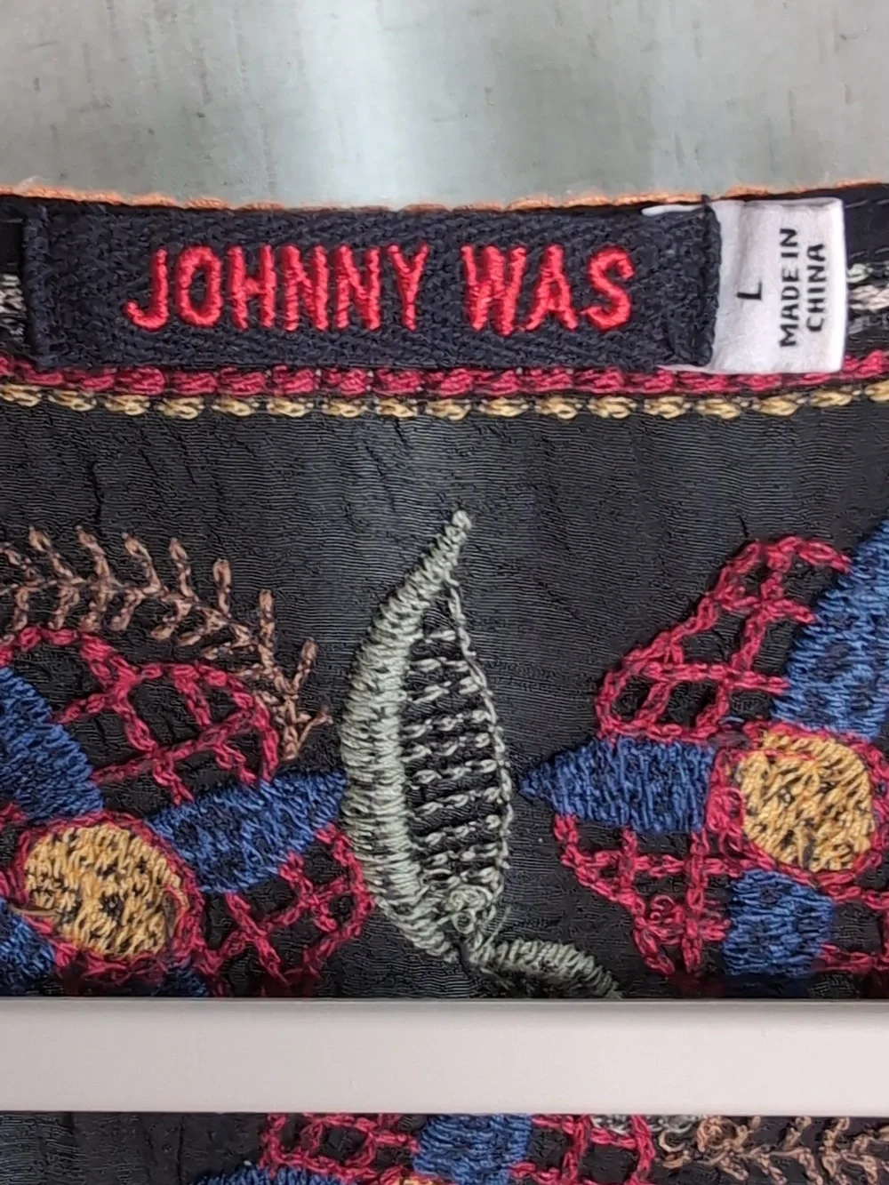 Johnny Was Zodea Blouse-Rio, Boho Pullover with Buttons - Picture 7 of 9